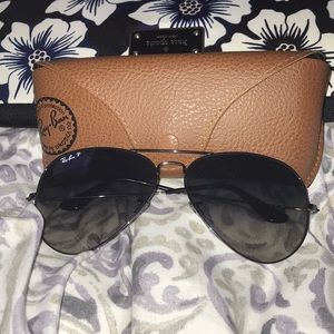 Black Ray Bans with Case